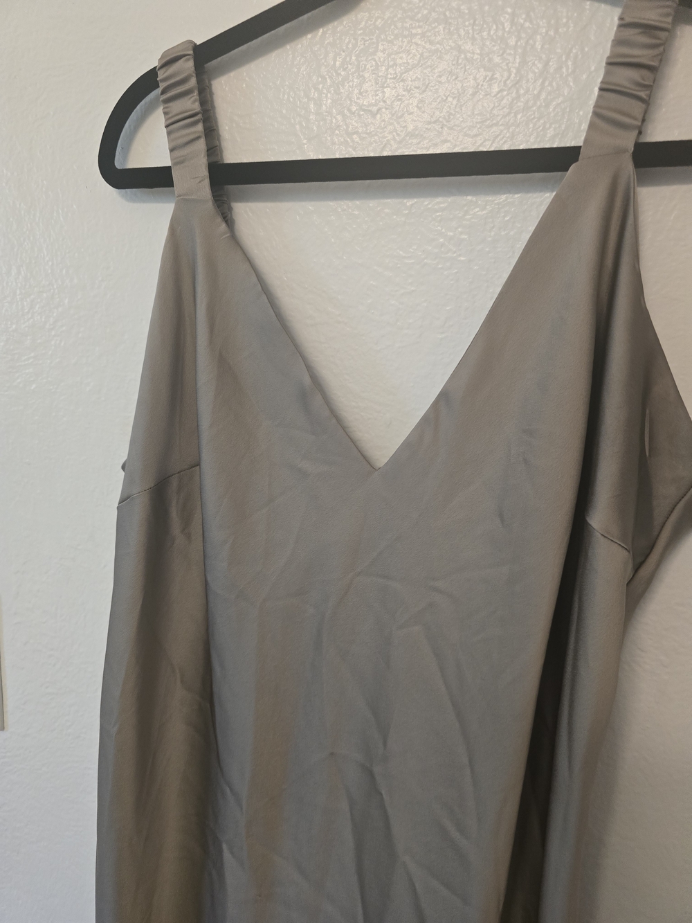 a new day Taupe V-Neck Maxi Slip Dress - Picture 2 of 6